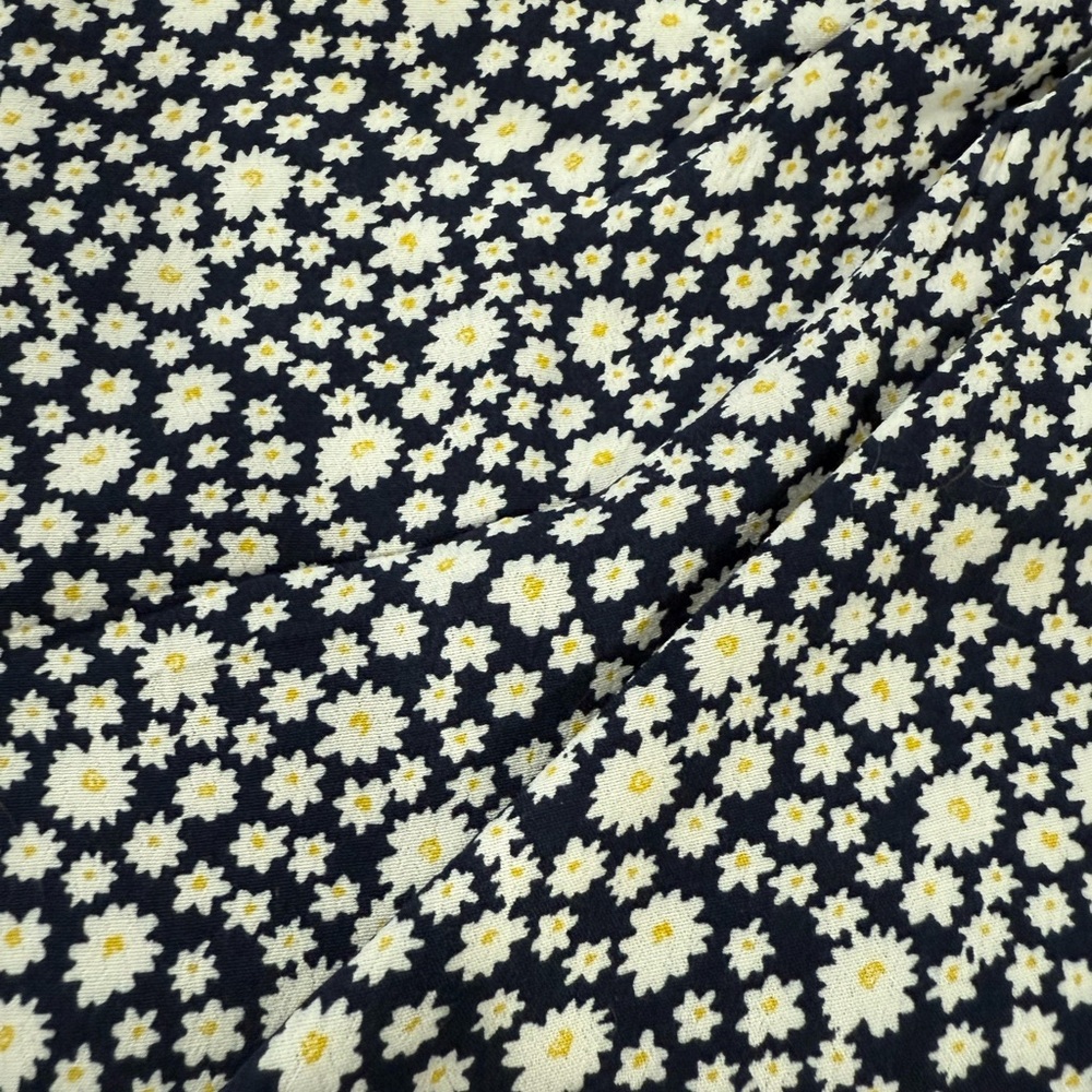 Sézane Floral Wrap Skort – Navy & White Daisies – Size 36 - Picture 5 of 7